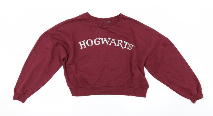 Primark Womens Red   Pullover Sweatshirt Size XS  - HOGWARTS