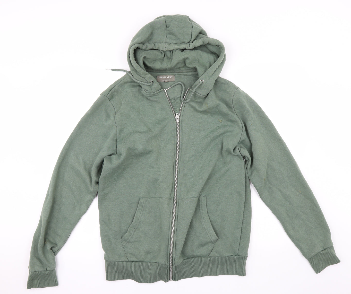 Primark Mens Green   Full Zip Hoodie Size L