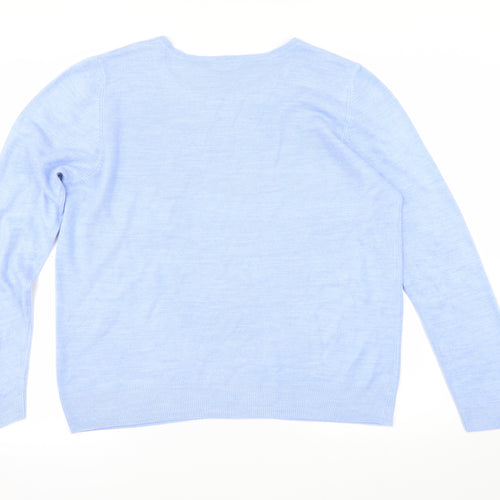 BHS Womens Blue   Pullover Jumper Size 16