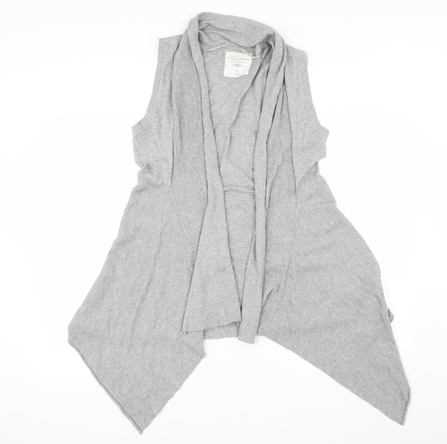 Primark Womens Grey   Cardigan Jumper Size 10