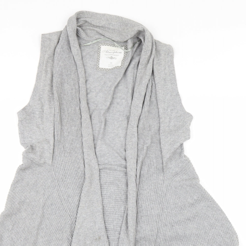 Primark Womens Grey   Cardigan Jumper Size 10