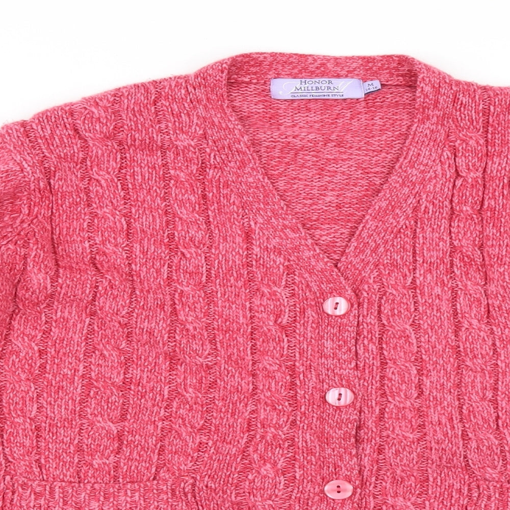 EWM Womens Red   Cardigan Jumper