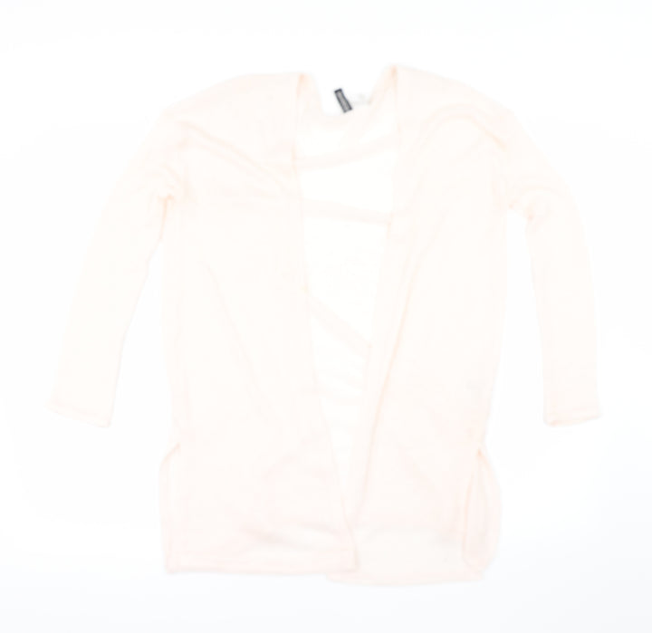 H&M Womens Pink   Cardigan Jumper Size S