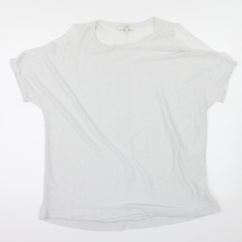 NEXT Womens Silver   Basic  Size L  - cold shouder