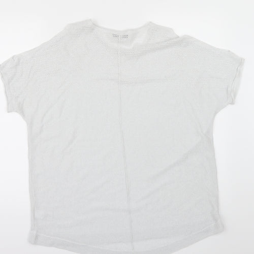 NEXT Womens Silver   Basic  Size L  - cold shouder