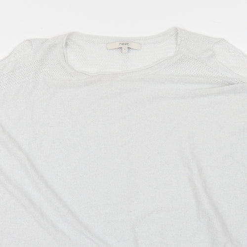 NEXT Womens Silver   Basic  Size L  - cold shouder