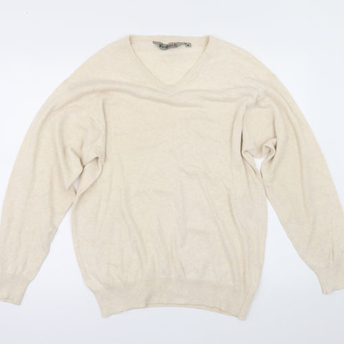 bas harbour Mens Ivory   Pullover Jumper Size M