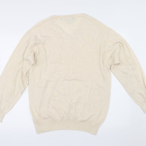 bas harbour Mens Ivory   Pullover Jumper Size M