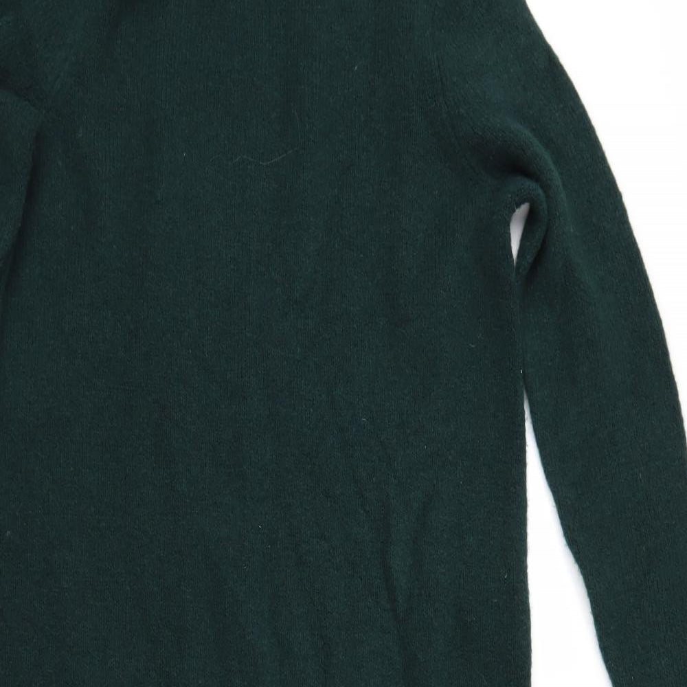 Marks and Spencer Womens Green   Jumper Dress  Size S  - side slit