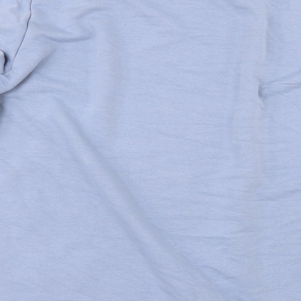 Monki Mens Blue   Pullover Sweatshirt Size M