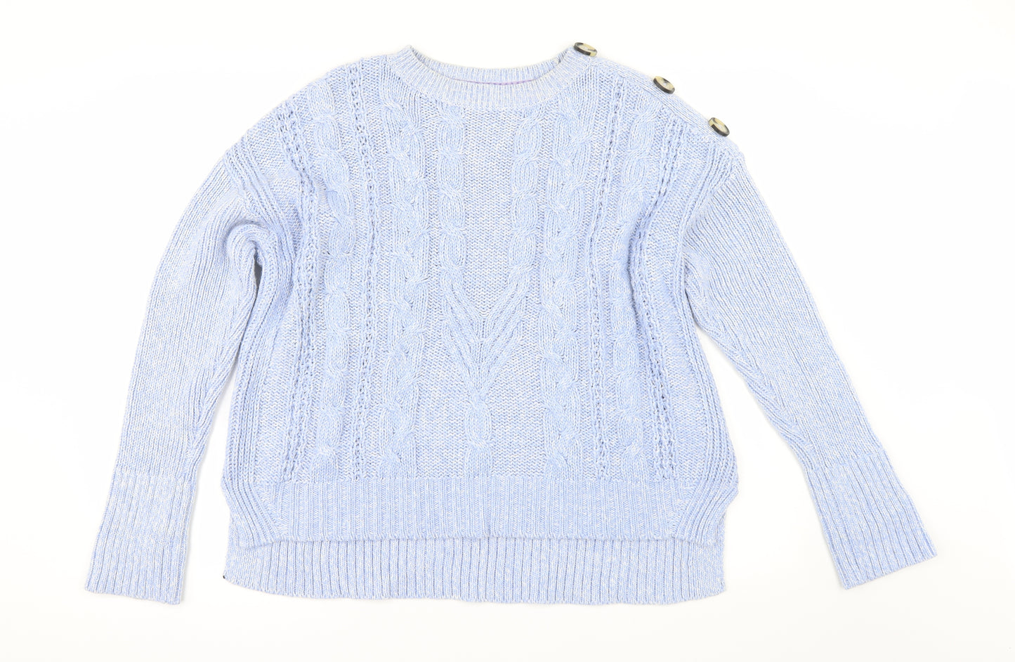 Marks and Spencer Womens Blue   Pullover Jumper Size 16