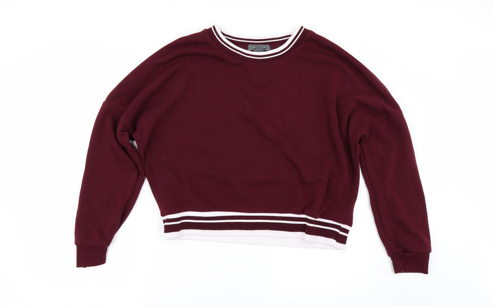 Primark Womens Red Pullover Sweatshirt Size XS