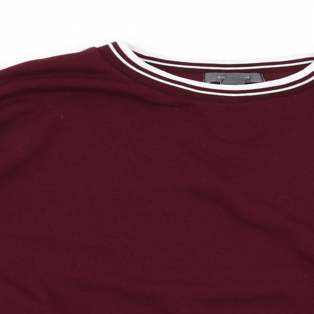 Primark Womens Red   Pullover Sweatshirt Size XS