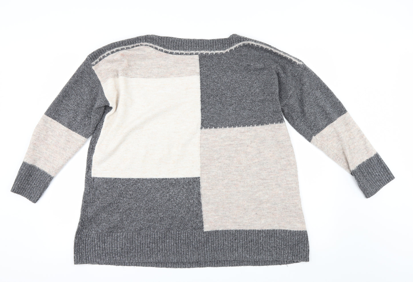 Evans Womens Grey   Pullover Jumper Size 18