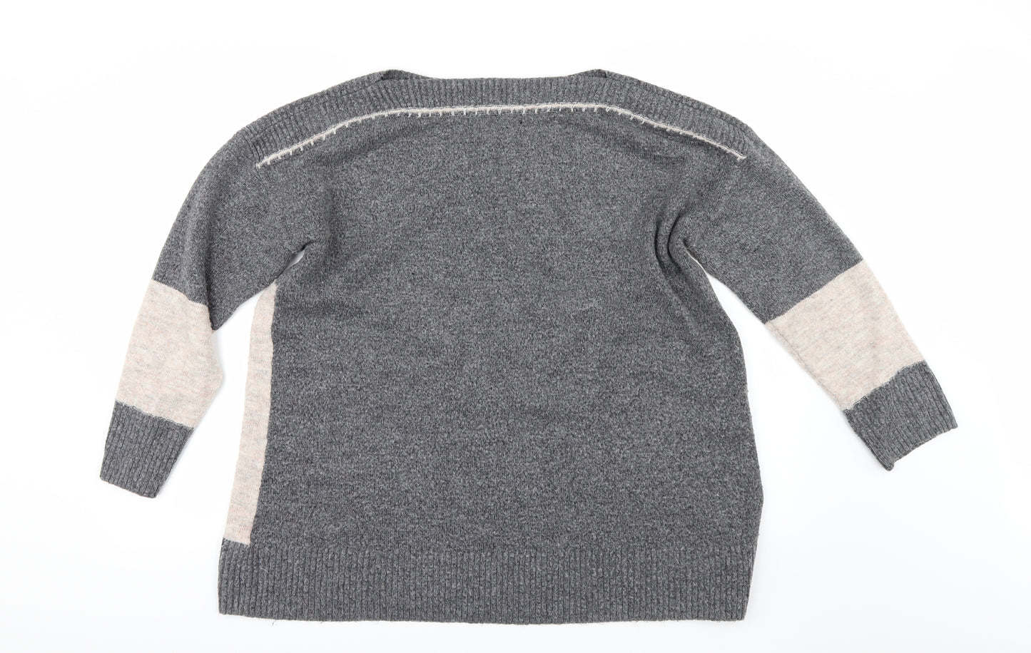 Evans Womens Grey   Pullover Jumper Size 18