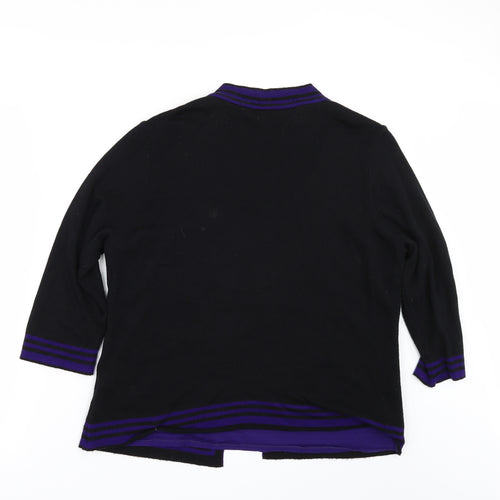 Per Una` Womens Black   Pullover Jumper Size 18
