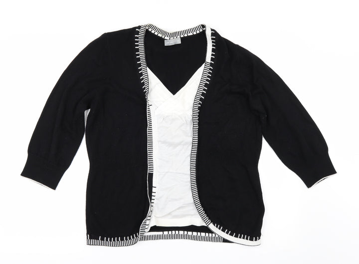 Per Una Womens Black   Pullover Jumper Size 14