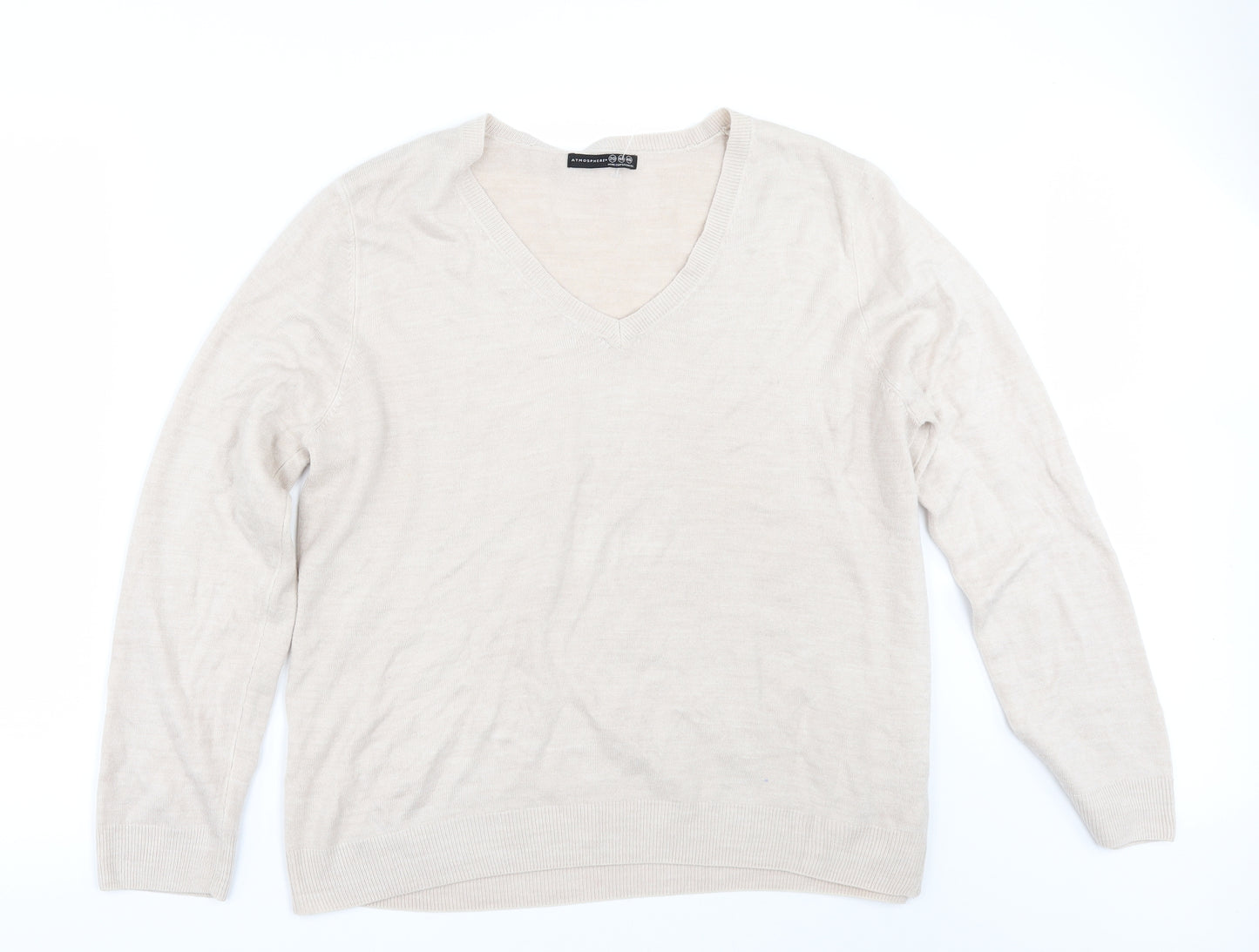 Primark Womens Beige   Pullover Jumper Size 20