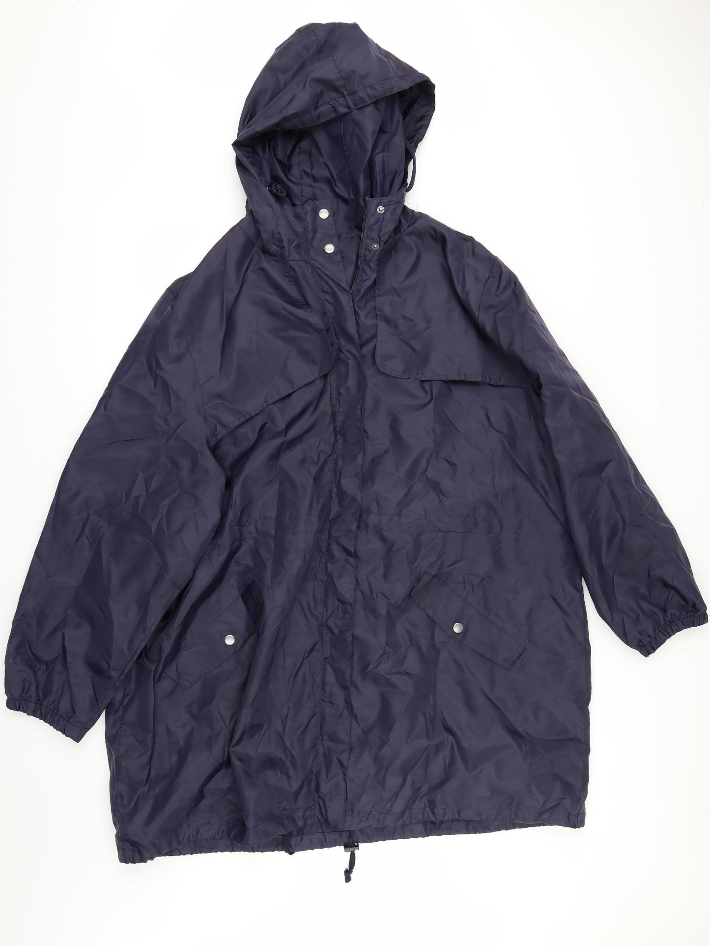 BEING CASUAL Womens Black   Windbreaker Jacket Size 28