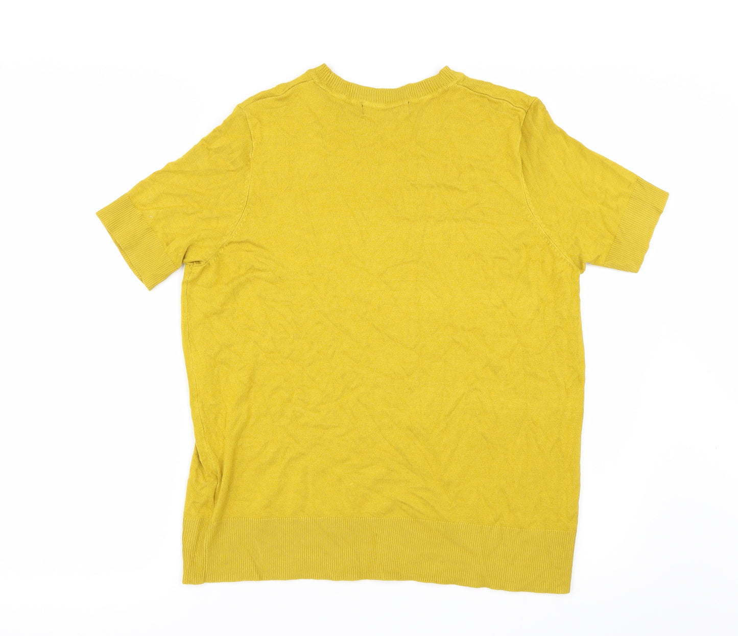 Marks and Spencer Womens Yellow   Pullover Jumper Size 12