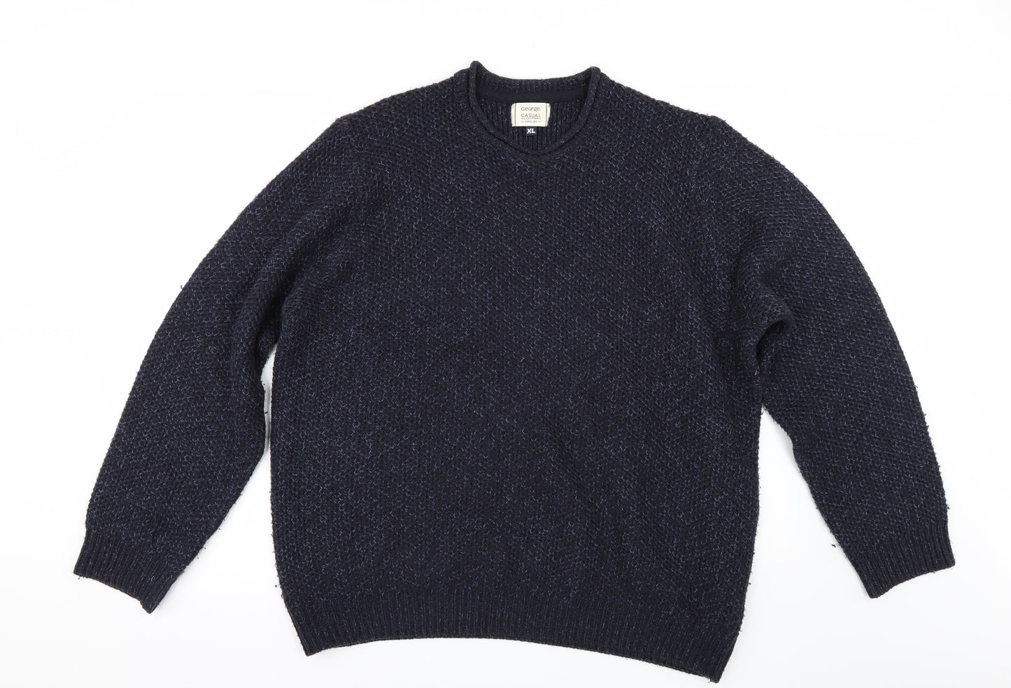 George Mens Blue   Pullover Jumper Size XL