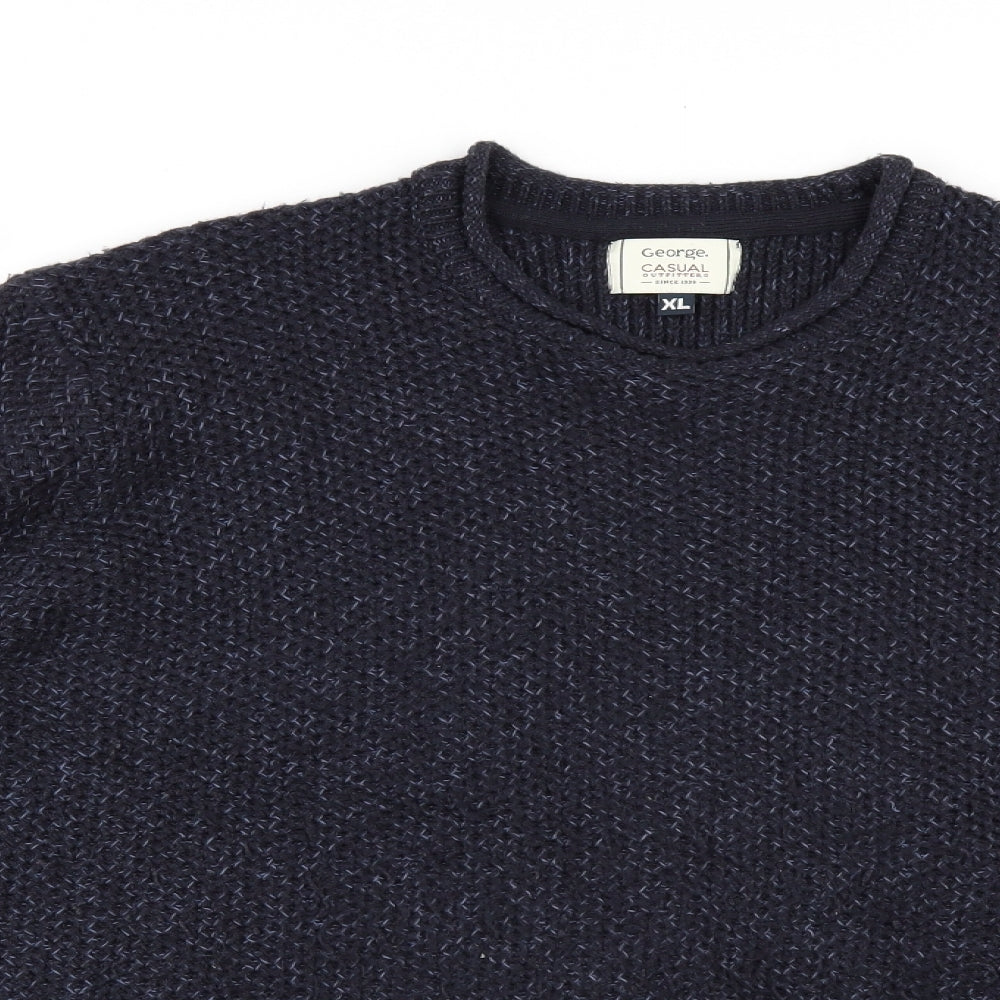 George Mens Blue   Pullover Jumper Size XL