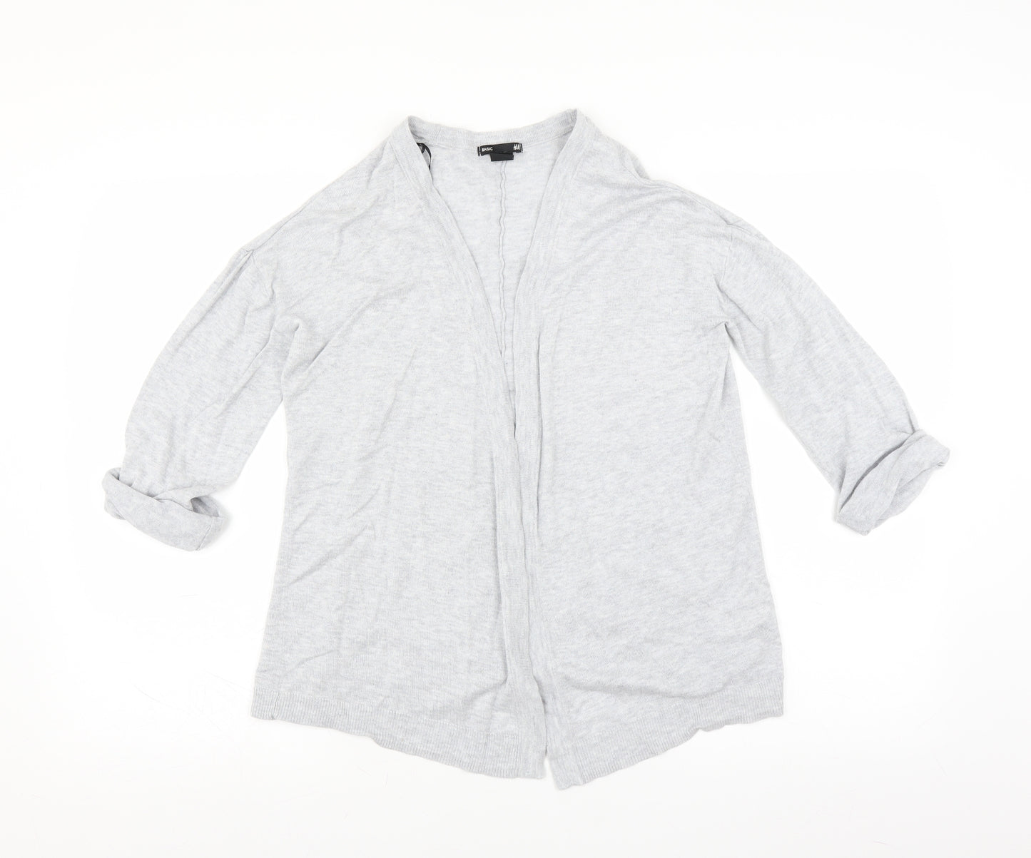 H&M Womens Grey   Cardigan Jumper Size S