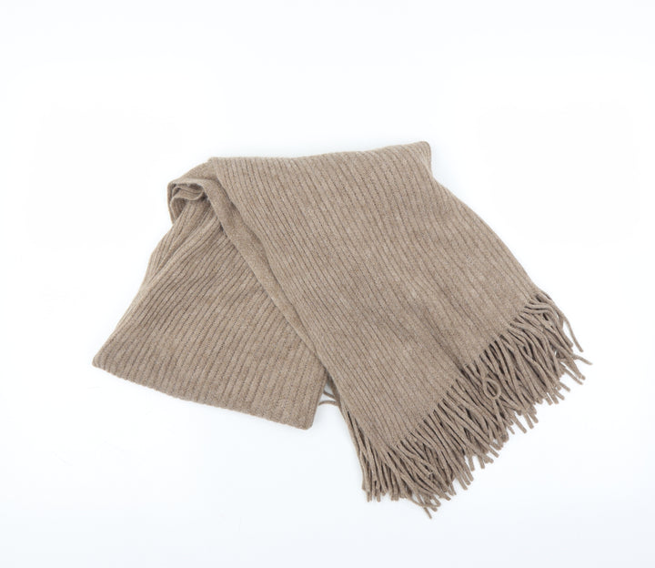 Preworn Womens Brown Shawl/Wrap - fringe detail