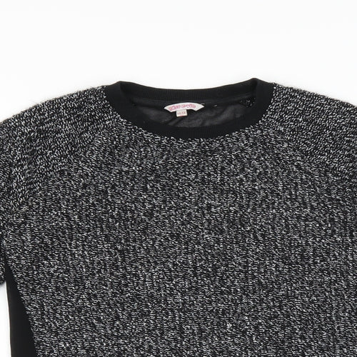 Miss Evie Girls Black   Pullover Jumper Size 11-12 Years
