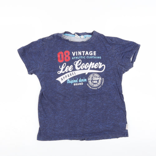 Lee Cooper Boys Blue   Basic T-Shirt Size 9-10 Years