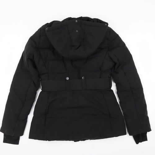 Mochy Womens Black   Puffer Jacket Coat Size 10