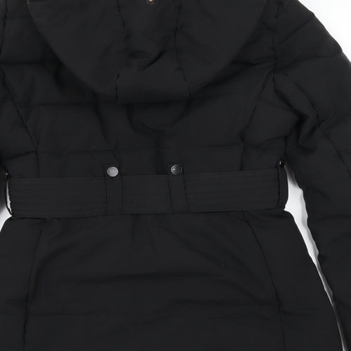 Mochy Womens Black   Puffer Jacket Coat Size 10