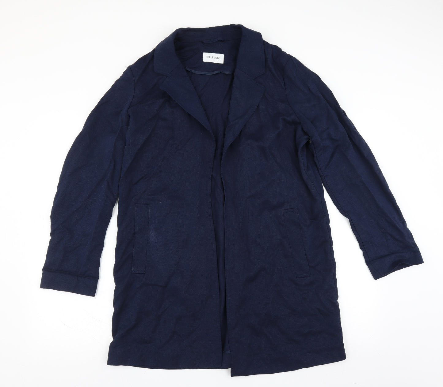 Marks and Spencer Womens Blue   Overcoat Jacket Size 14