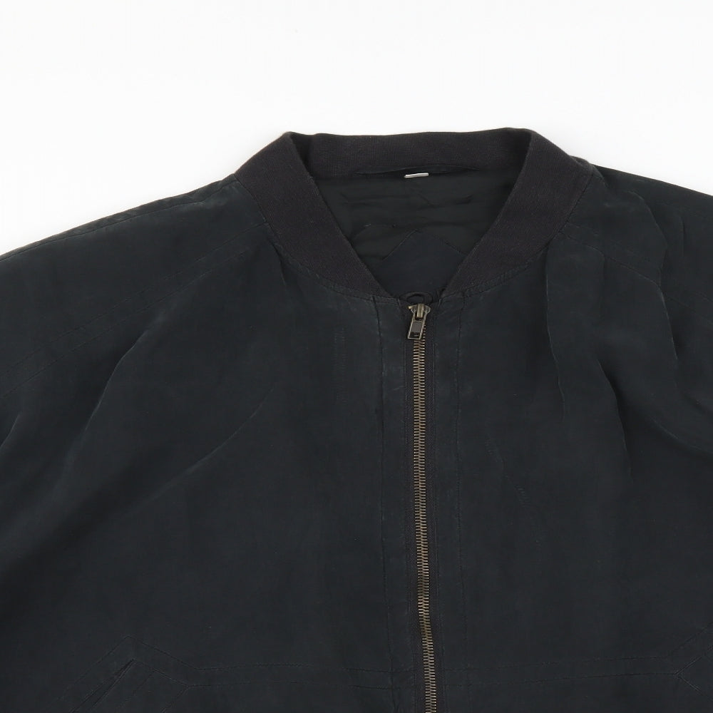 yorn Mens Grey   Bomber Jacket Jacket Size L