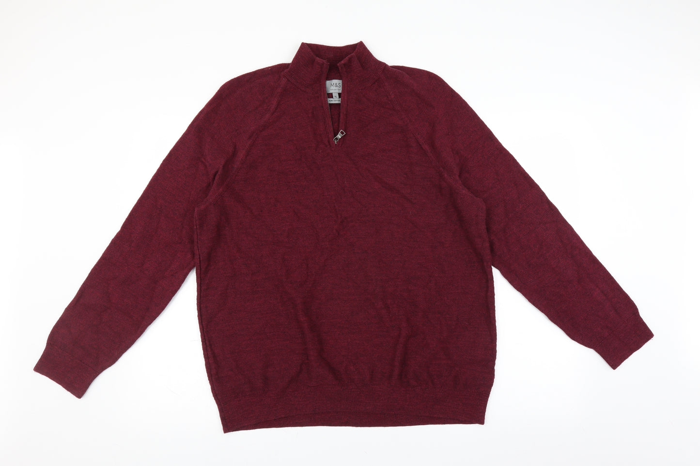 Marks and Spencer Mens Purple   Pullover Jumper Size XL