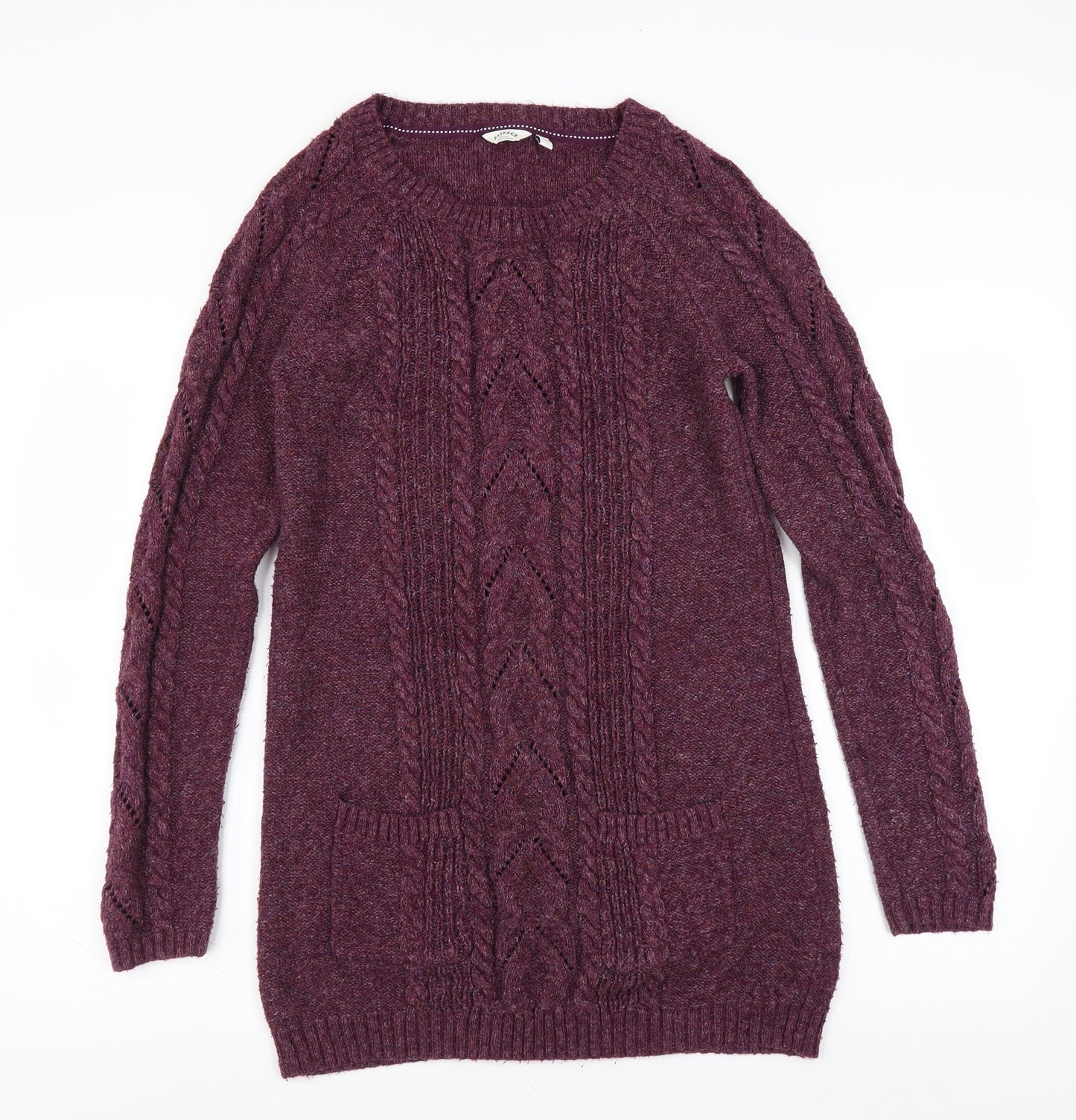 Fat Face Womens Purple   Jumper Dress  Size 12