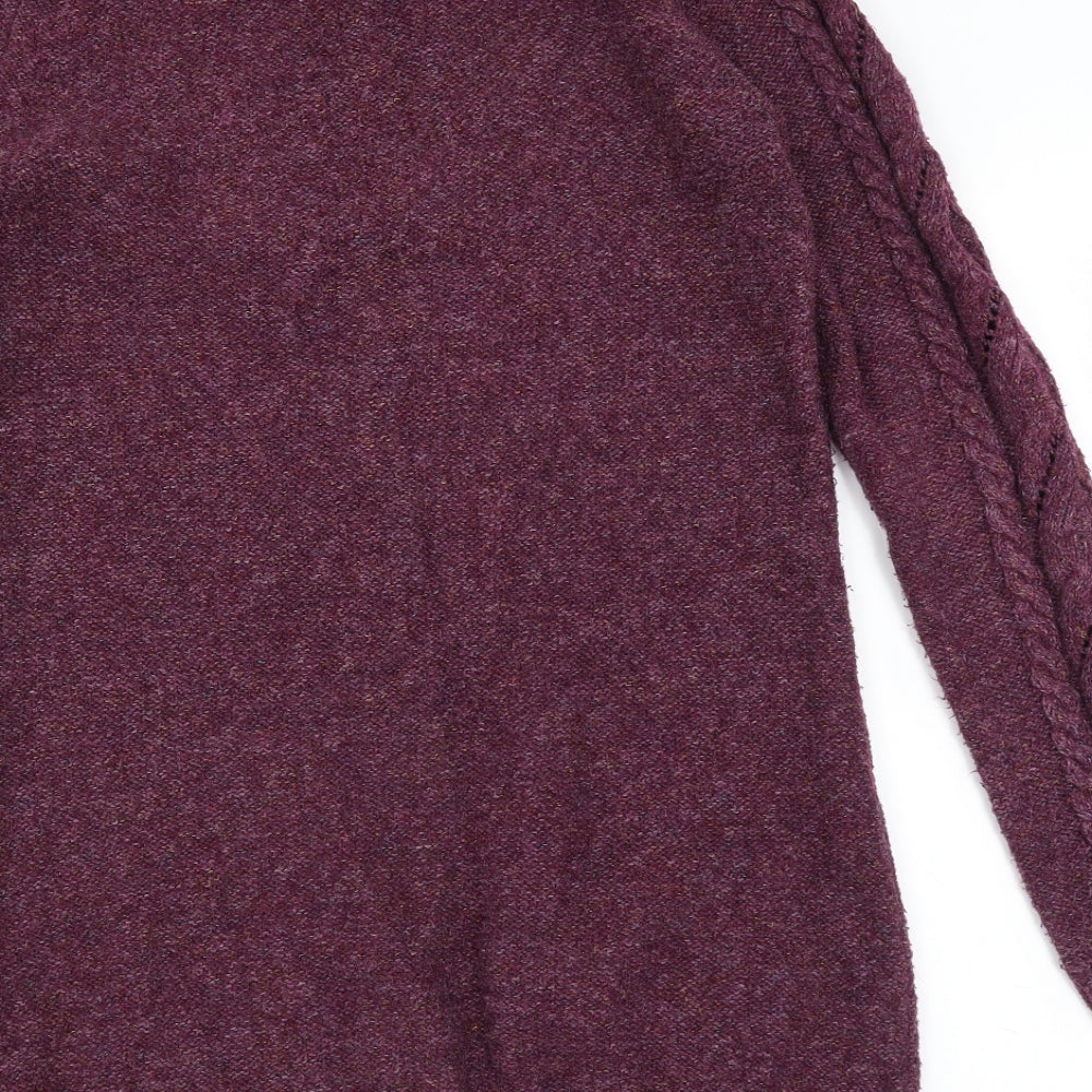 Fat Face Womens Purple   Jumper Dress  Size 12