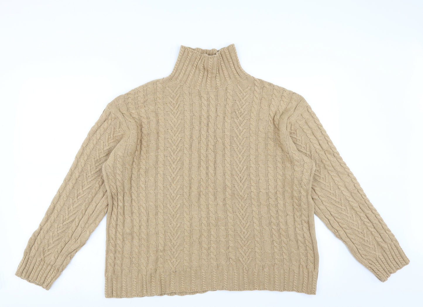 Marks and Spencer Womens Beige   Pullover Jumper Size M