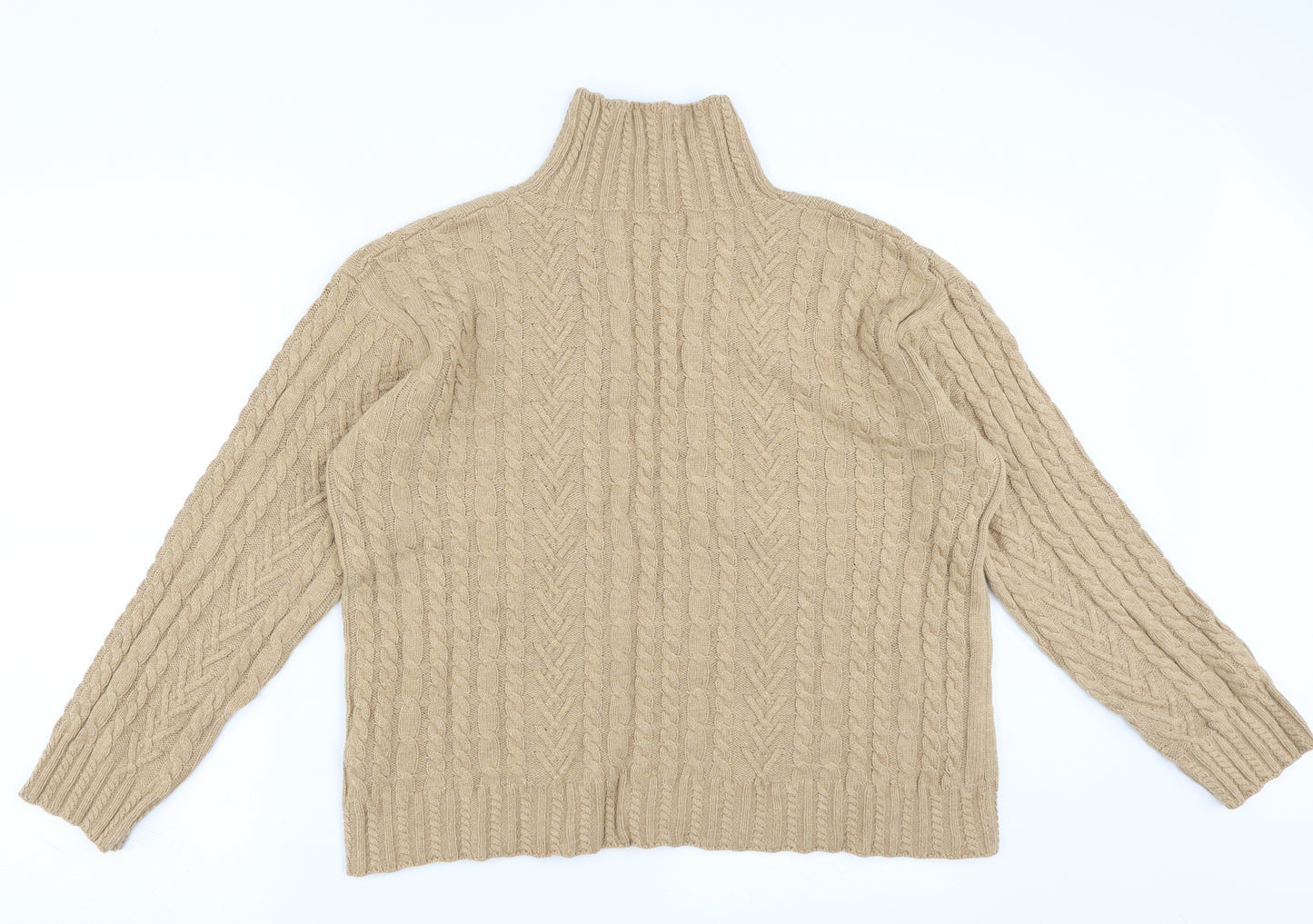 Marks and Spencer Womens Beige   Pullover Jumper Size M