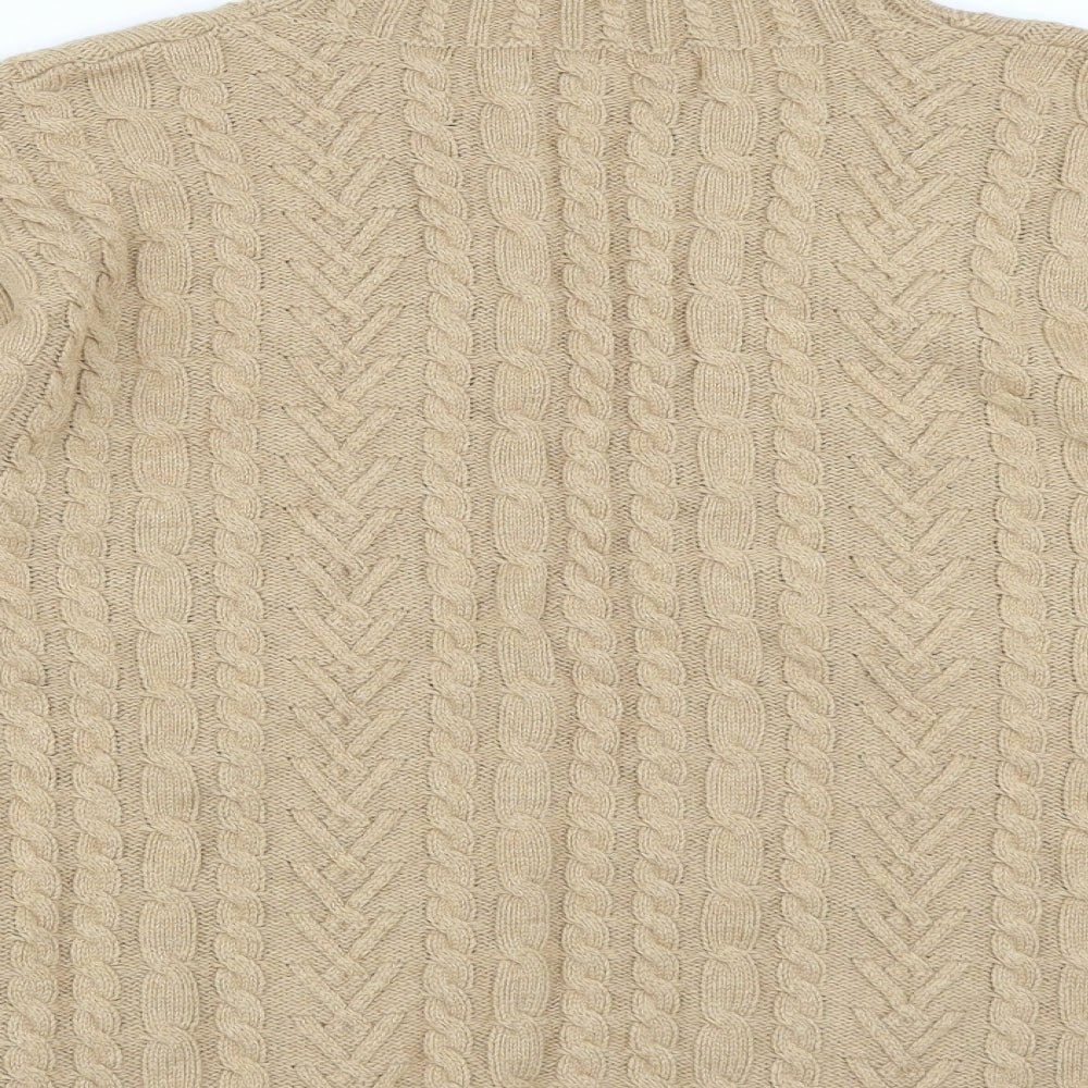 Marks and Spencer Womens Beige   Pullover Jumper Size M