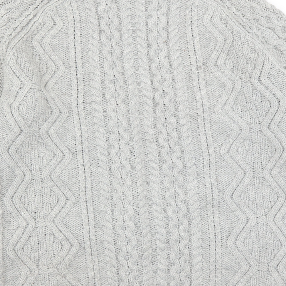 Topshop Womens Grey   Cardigan Jumper Size 8