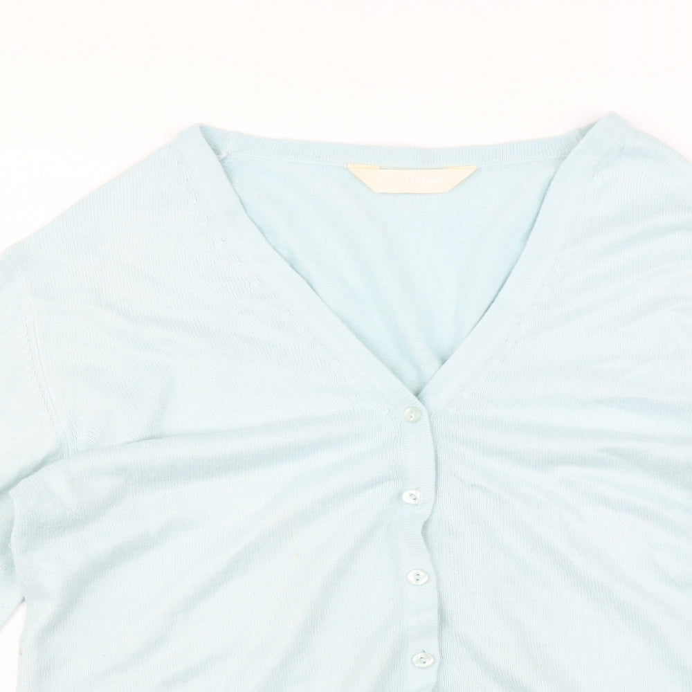 For Women Womens Blue   Cardigan Jumper Size 12