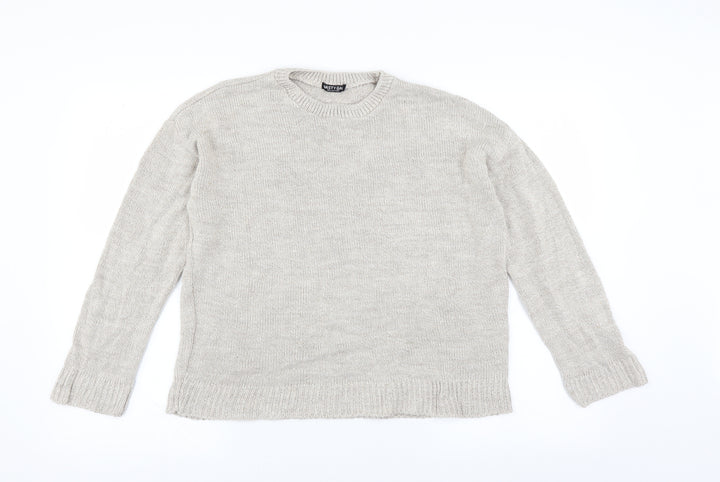 Nasty Gal Womens Beige Pullover Jumper Size 10