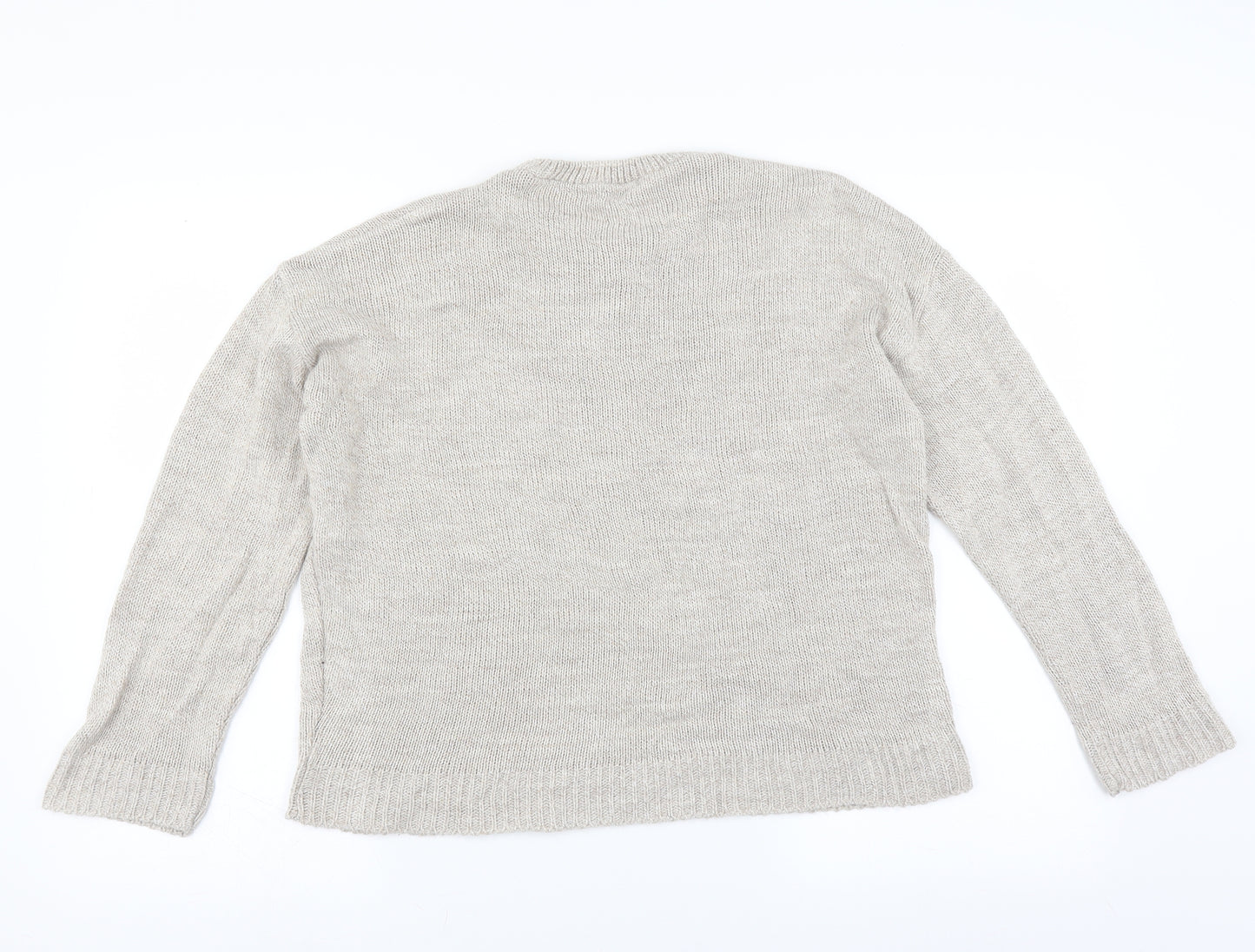 Nasty Gal Womens Beige   Pullover Jumper Size 10