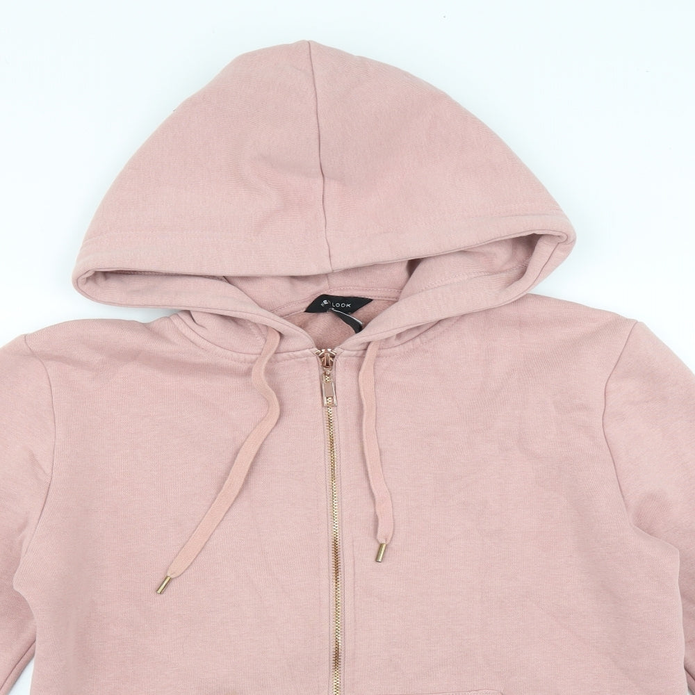 New Look Womens Pink   Full Zip Hoodie Size 8