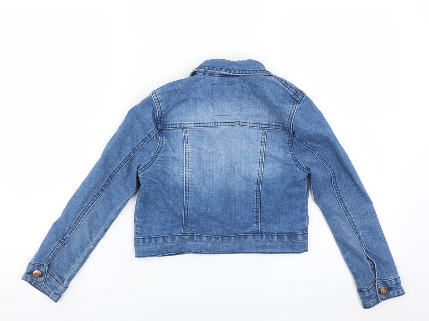 Sainsburys Girls Blue  Denim Jacket  Size 7-8 Years