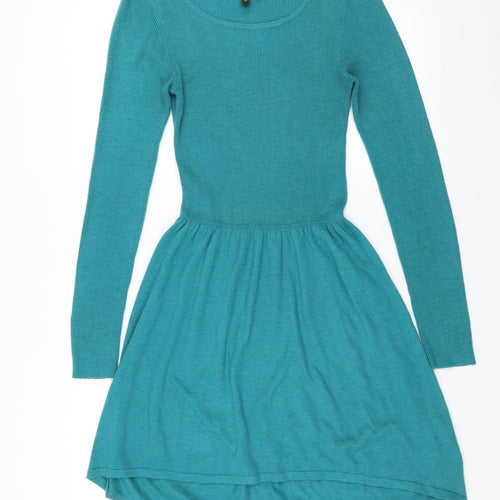 Divided by H&M Womens Green   Jumper Dress  Size 8