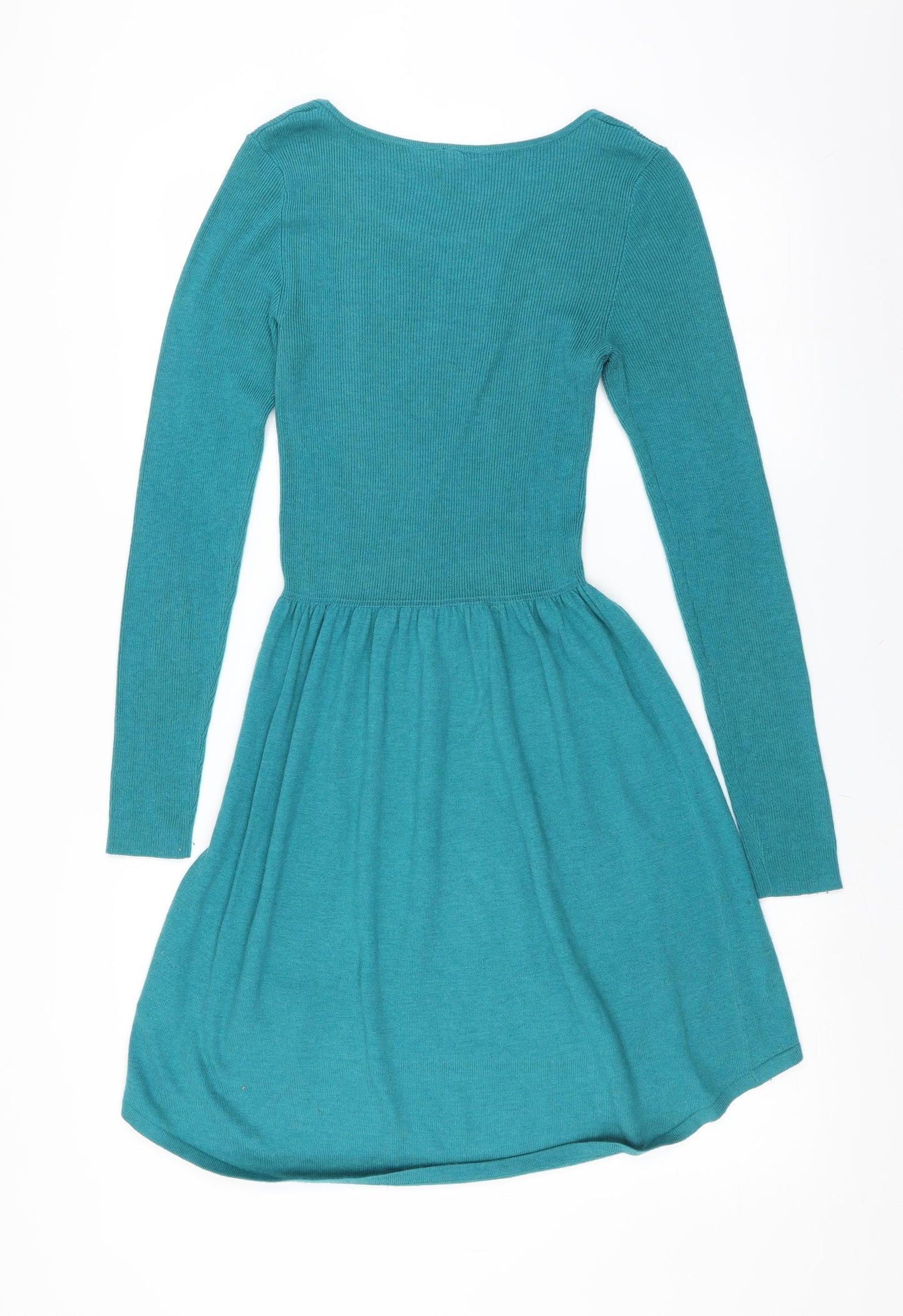 Divided by H&M Womens Green   Jumper Dress  Size 8