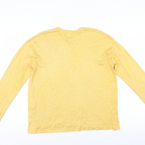 Zara Girls Yellow   Pullover Jumper Size 13-14 Years