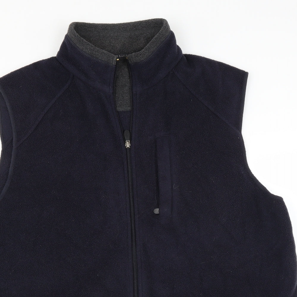 Hawkshead Mens Blue  Fleece Gilet Jacket Size XL  - Bodywarmer